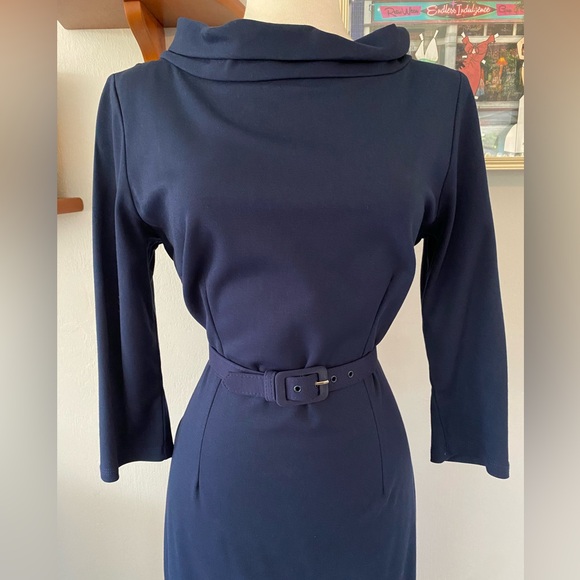 π JOANIE WIGGLE PINUP RETRO MADMEN LAURA BYRNES PUG PINUP COUTURE DRESS - Picture 6 of 12